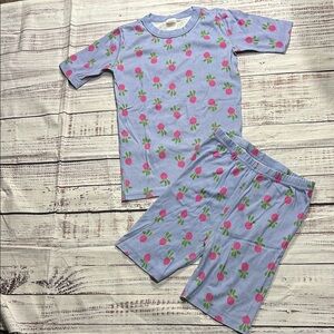 Hanna Andersson Pajama Set - Blue and Pink